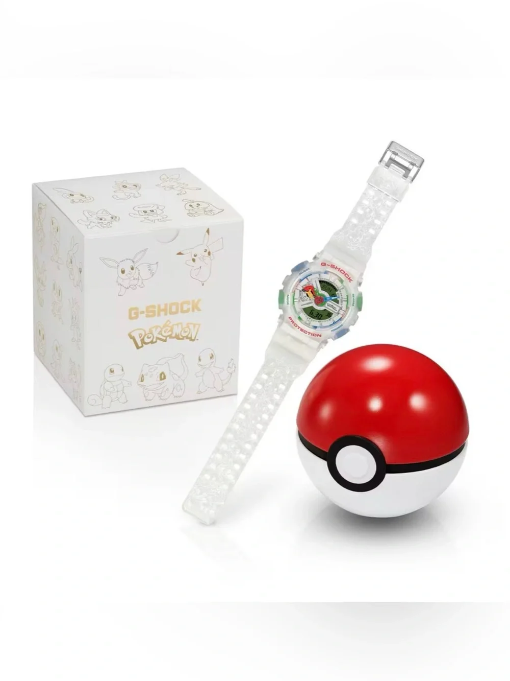 Casio G-Shock x Pokemon Analog Digital 110 Series | GA-110PKM-7A, Limited Ed.